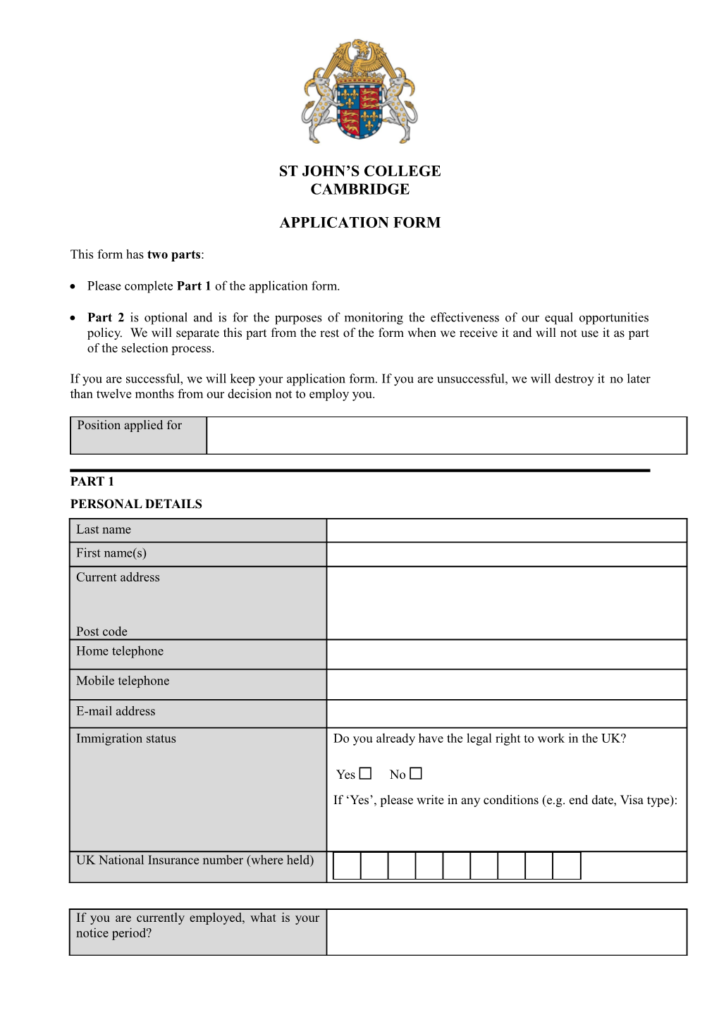 Application Form s9