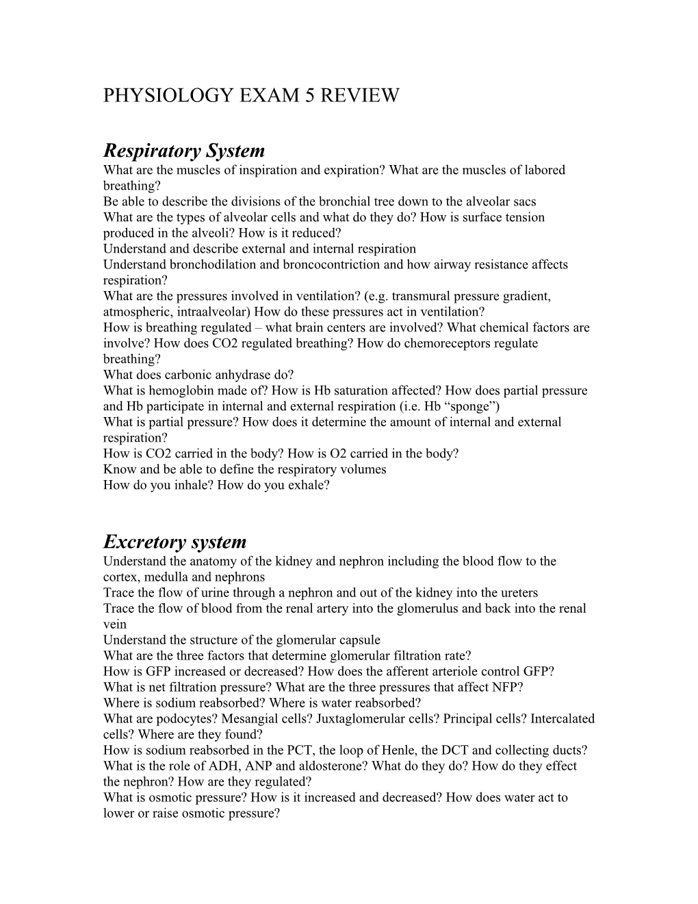 Cardiac Physiology and Blood Pressure (Lectures 13 & Lecture 14)