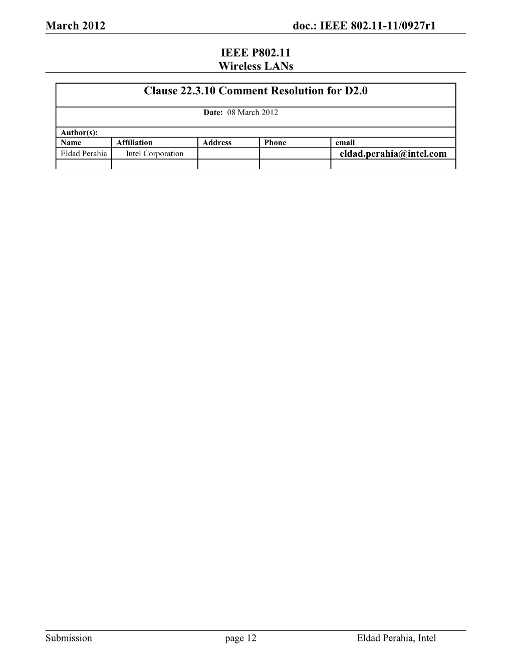 Clause 22.3.10.1 (Data Field) General