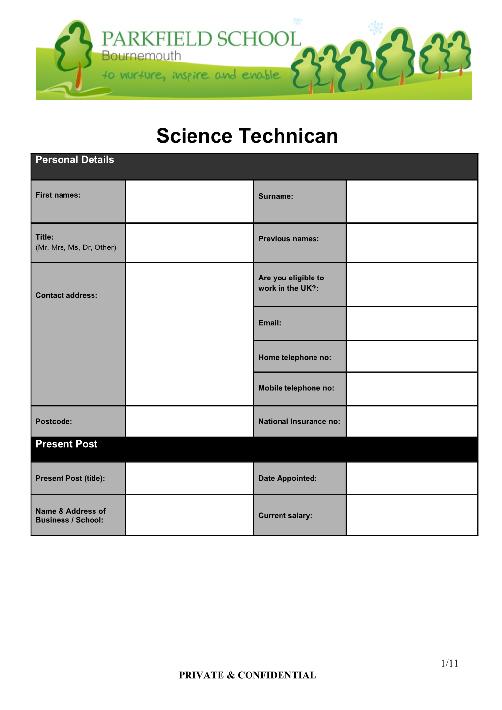 Science Technican