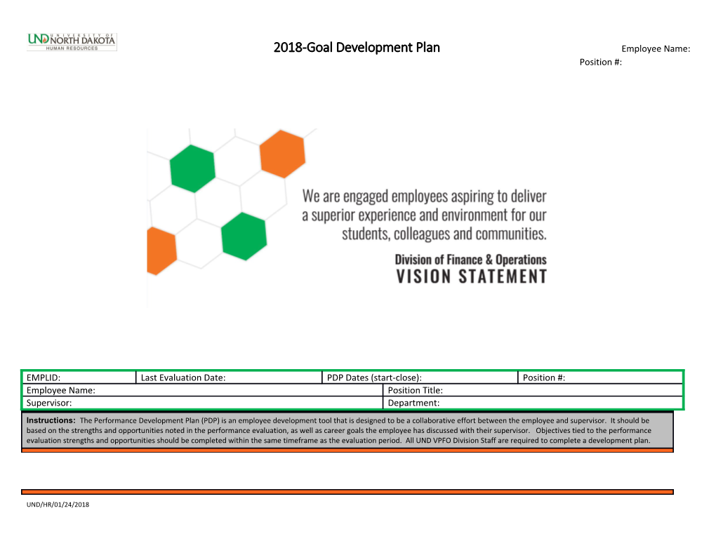 Performance Appraisal Template UND Management