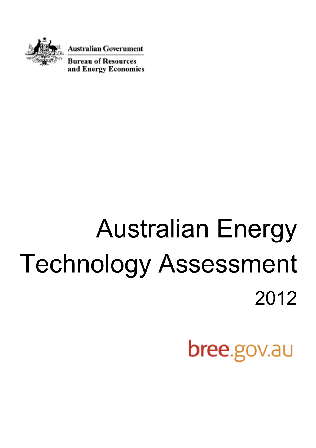 Australian Energy Technology Assessment