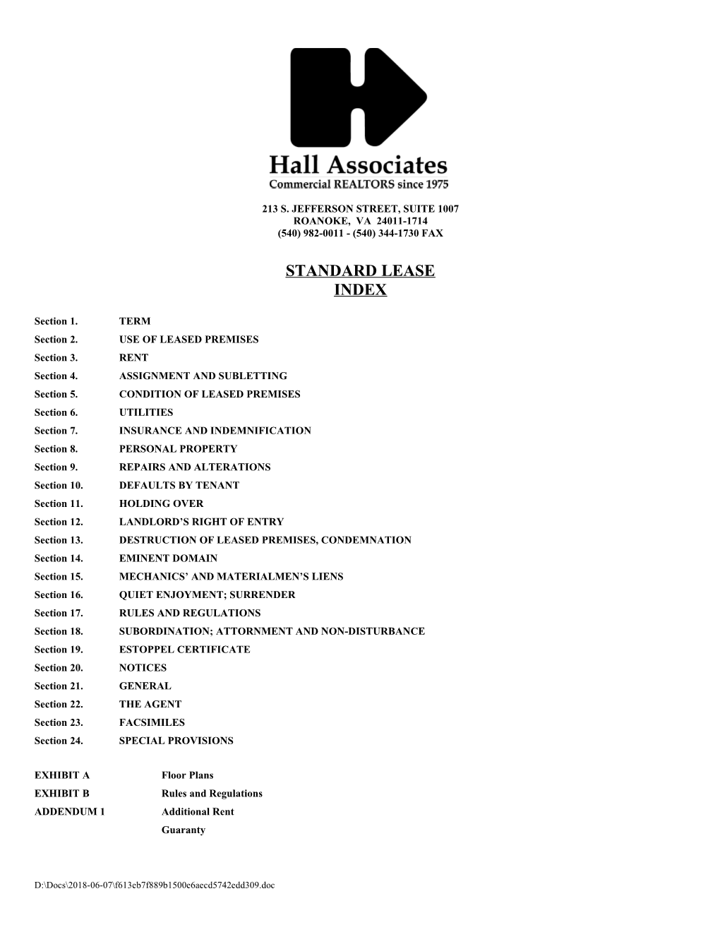 Hall Associates, Inc