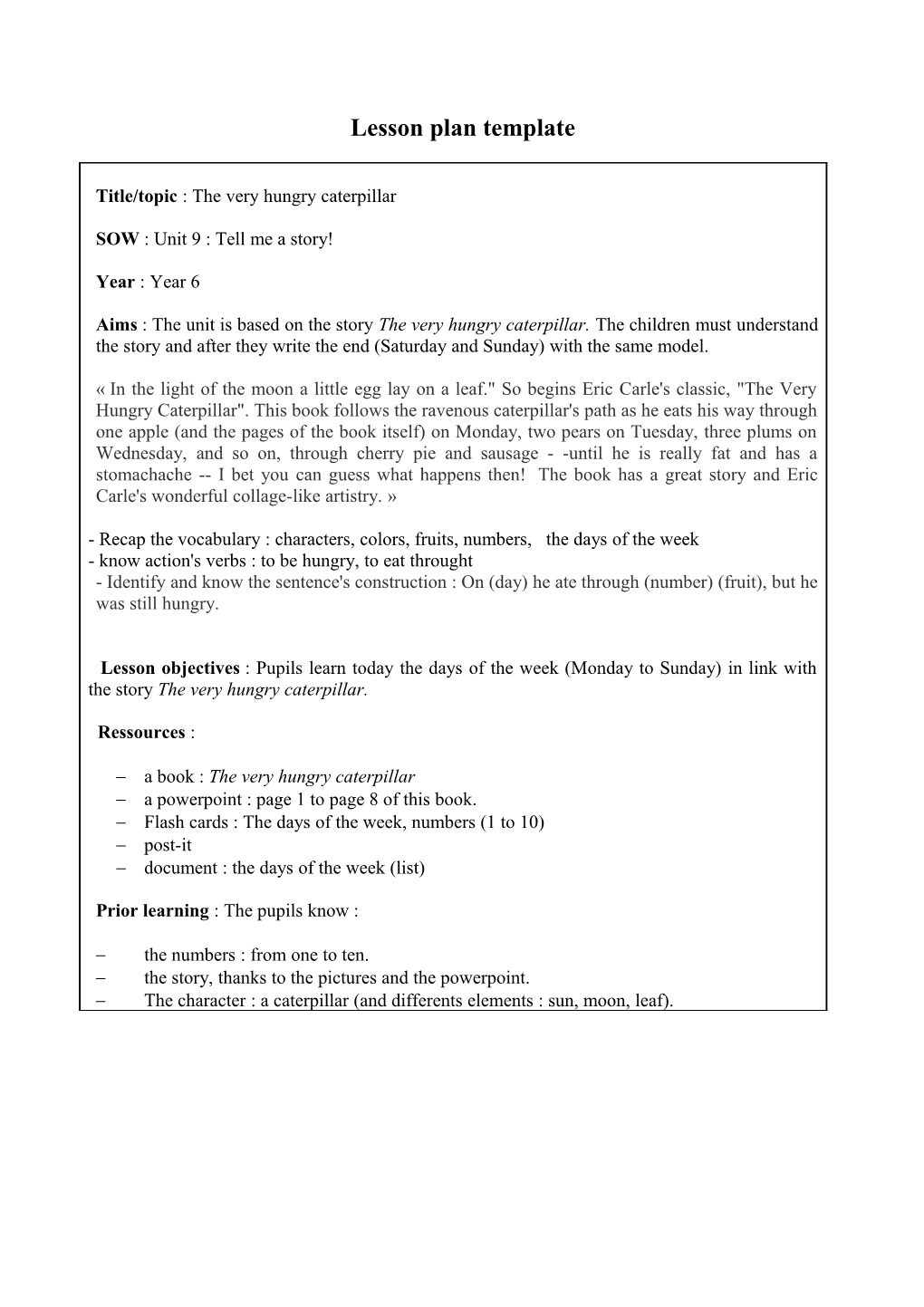 Lesson Plan Template s38