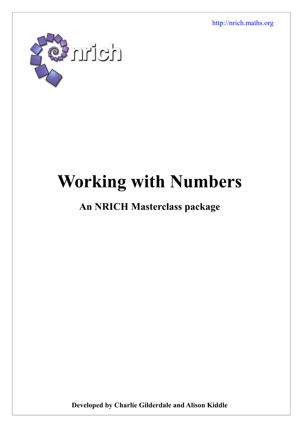 Working with Numbers