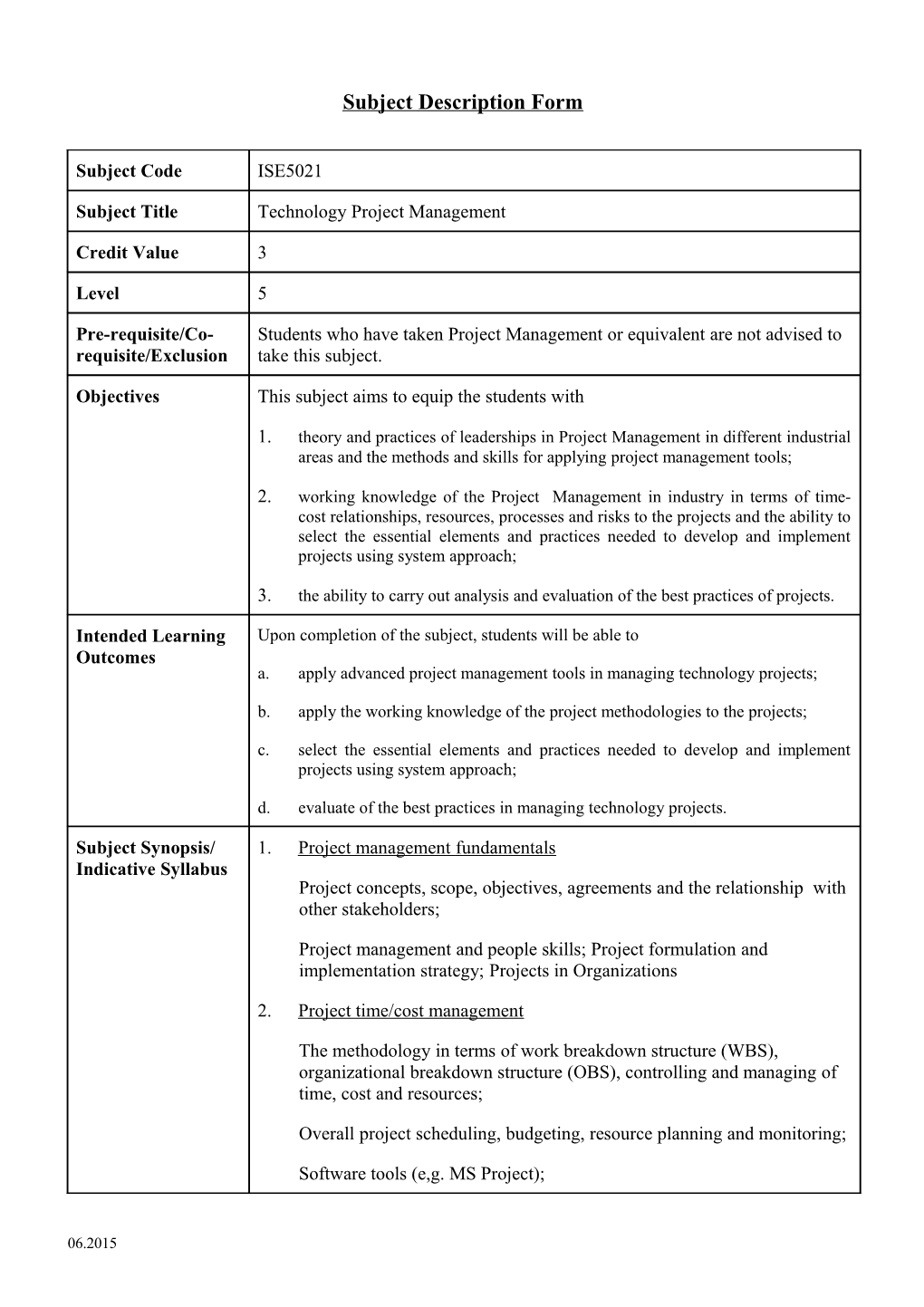 C5. Definitive Course Document and Course File s3