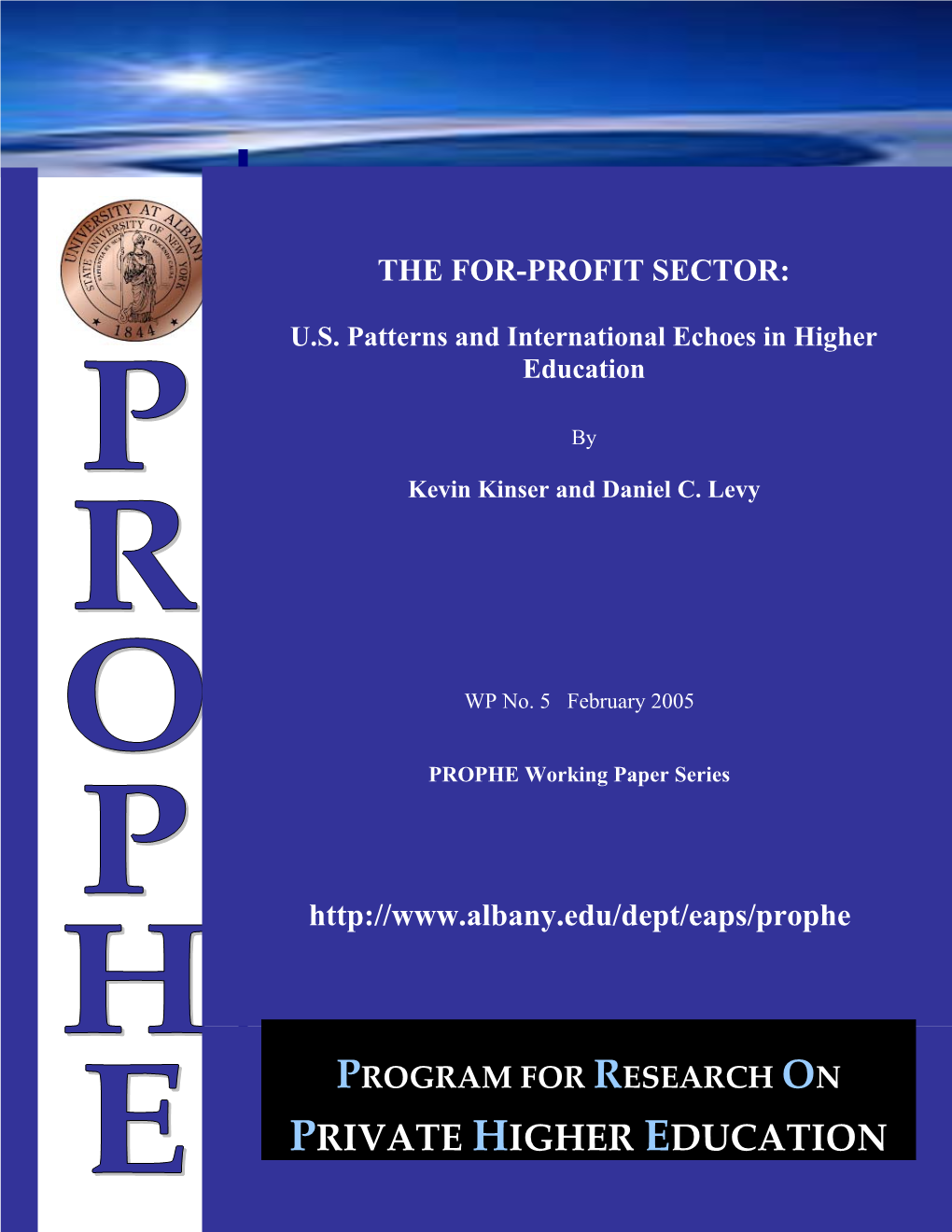 For-Profit Higher Education: U