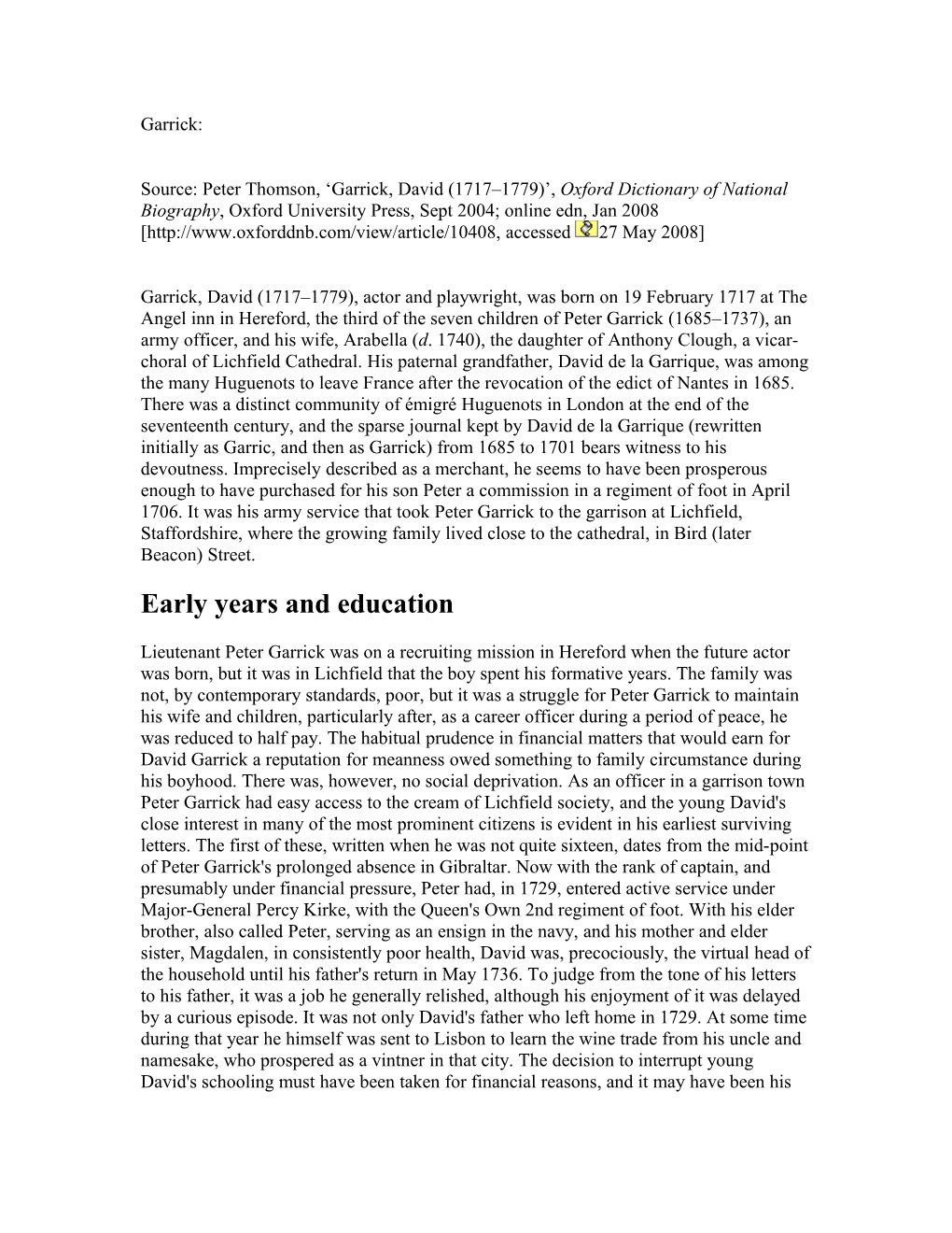 Early Years and Education s1