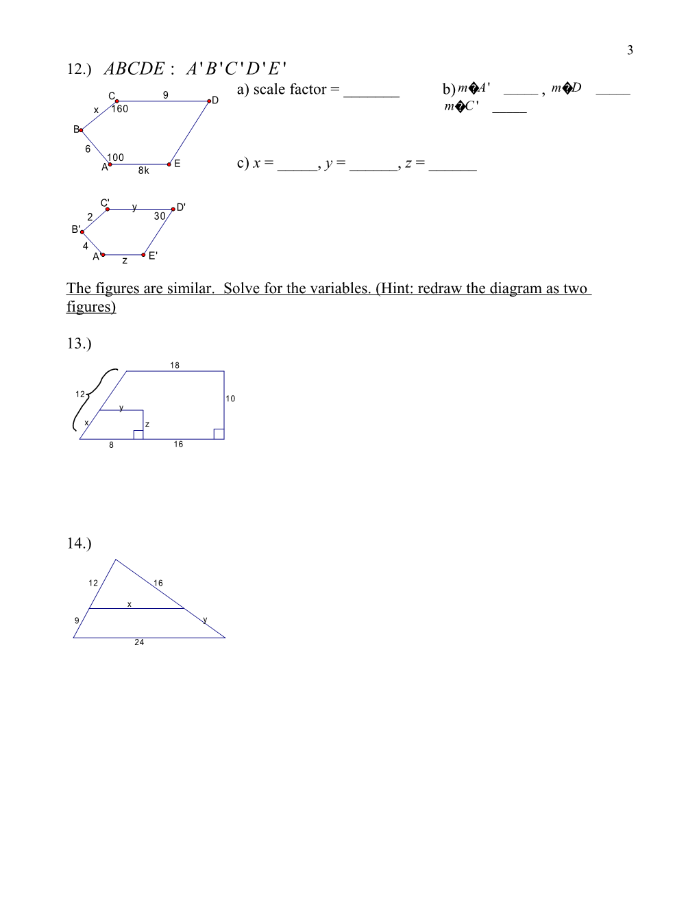 Geometry Rules! Chapter 7 Notes