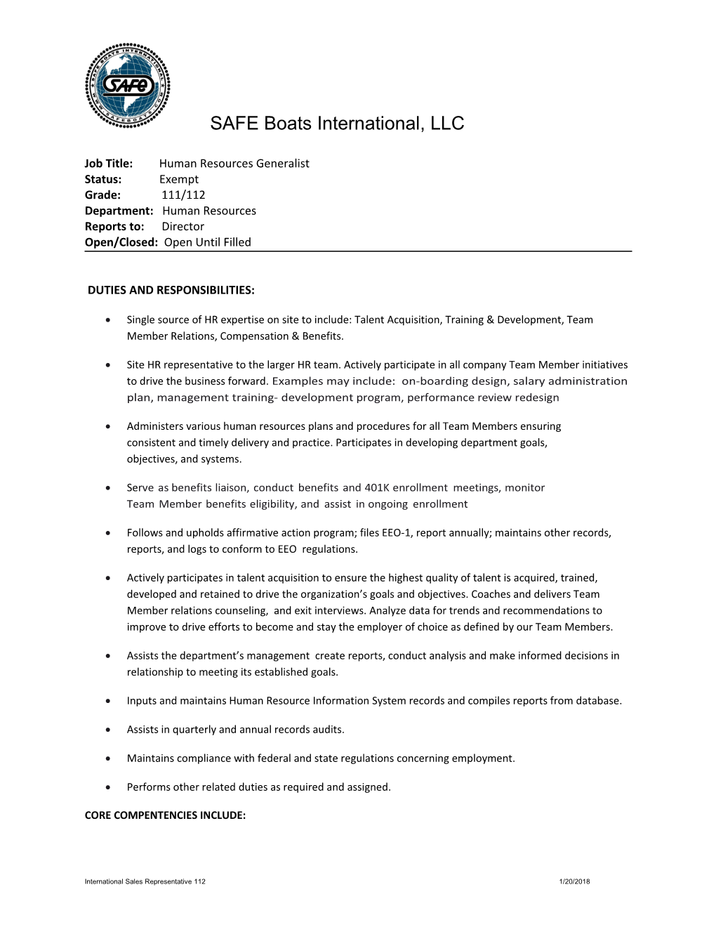 SAFE Boats International, LLC