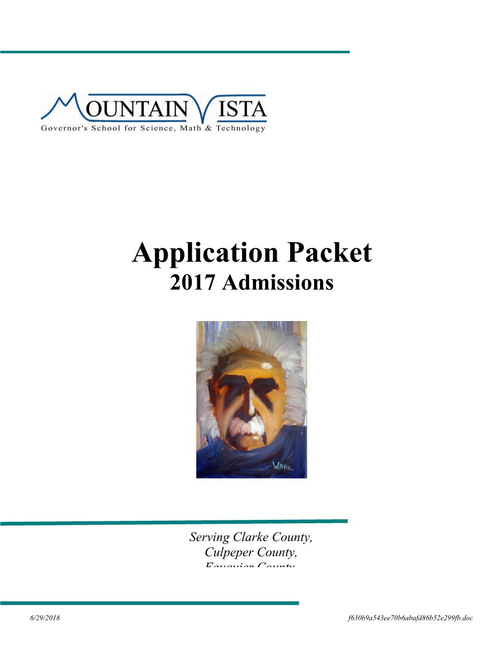 Application Packet s5