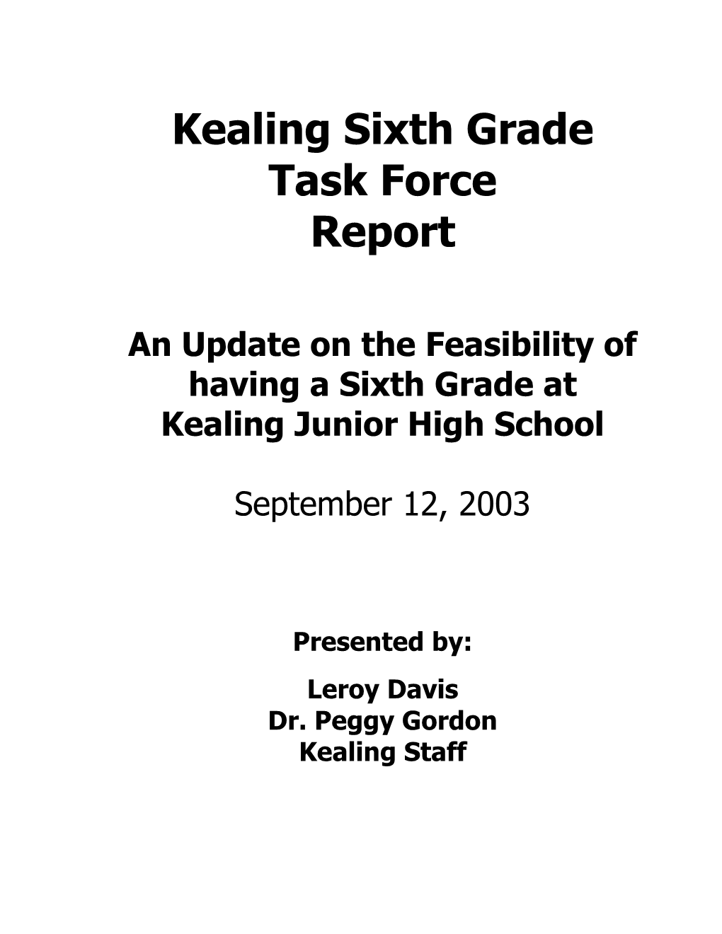 Kealing Junior High School