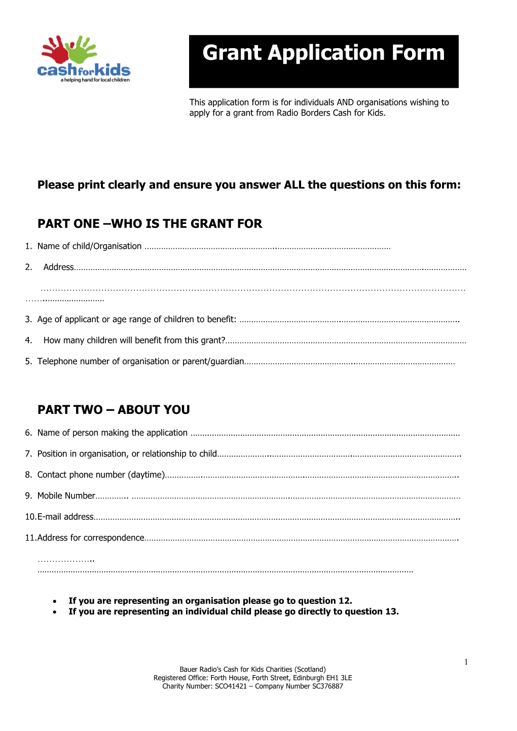 Please Print Clearly and Ensure You Answer ALL the Questions on This Form s1