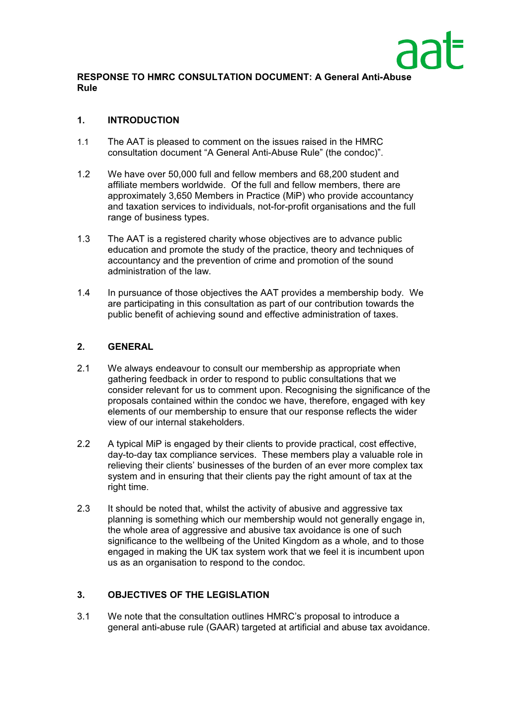 Response to Hmrc Consultation Document: Working with Tax Agents the Next Stage s1