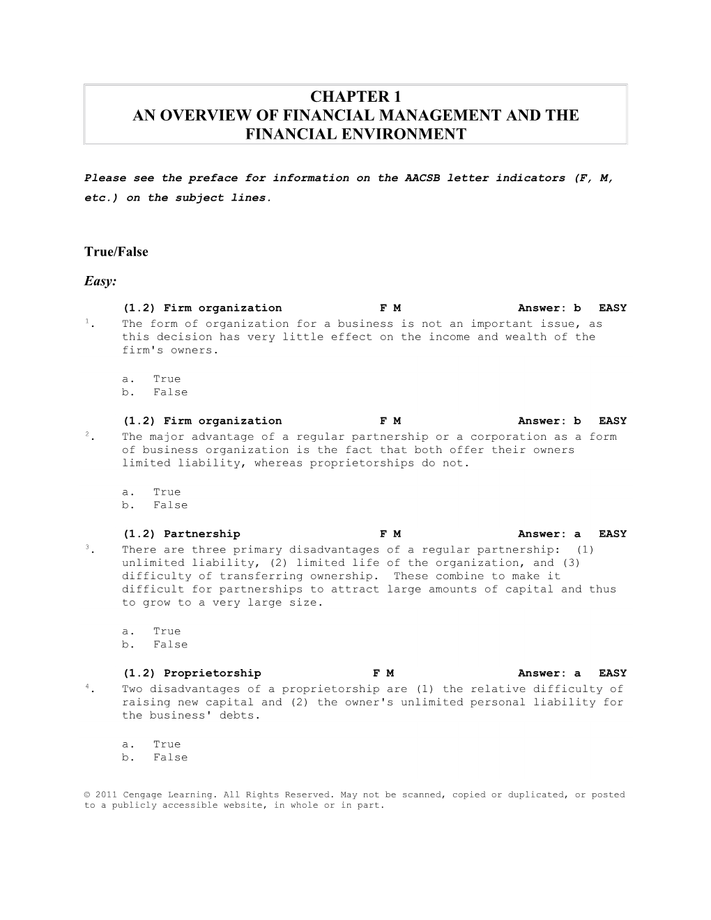 Overview of Fin. and the Fin. Envir