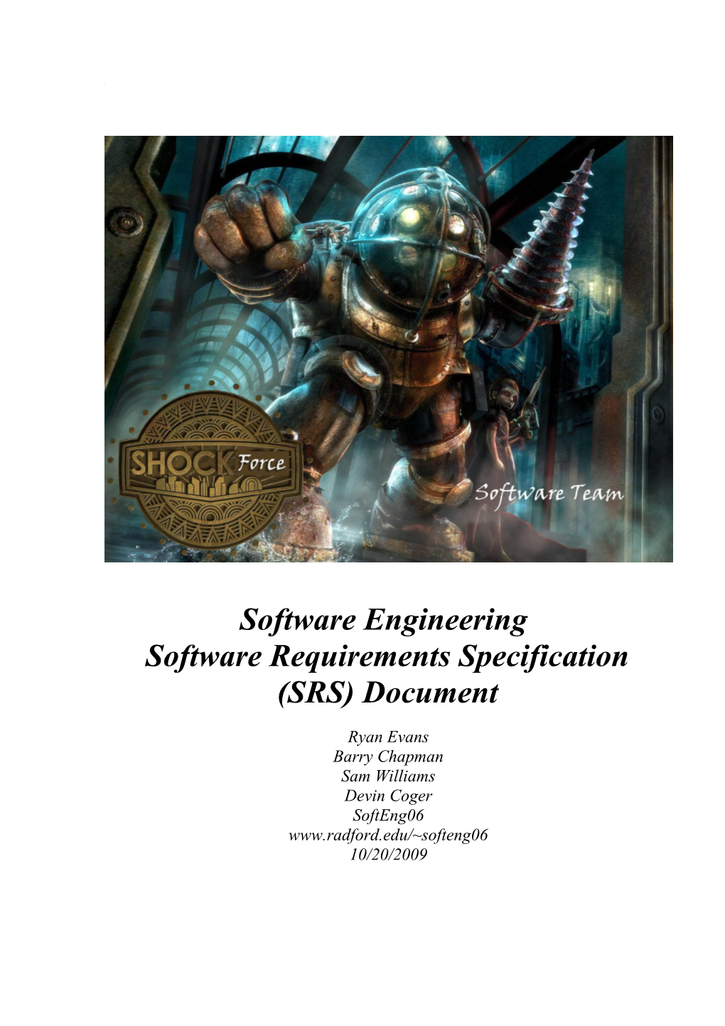 Software Requirements Specification Document Template