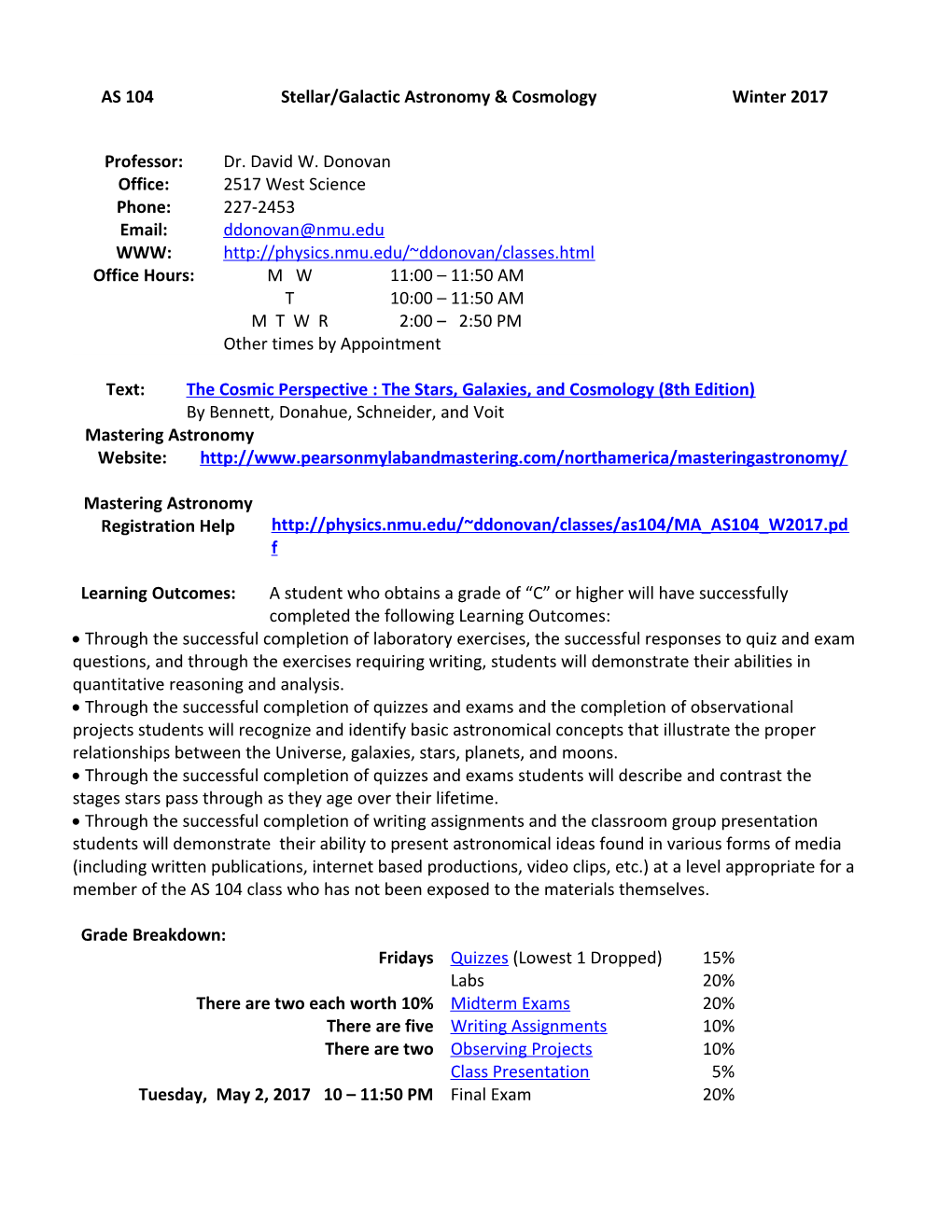 Stellar/Galactic Astronomy & Cosmology