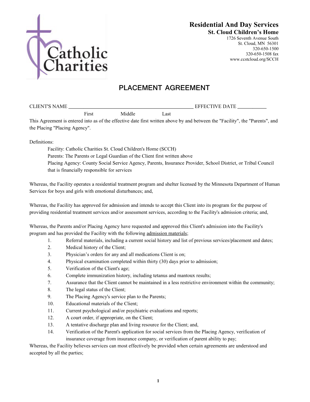 Placement Agreement s1