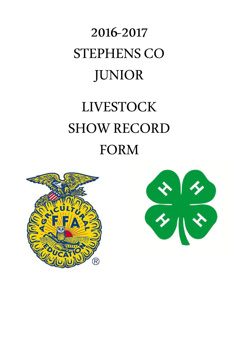 Stephens County Junior Livestock Show