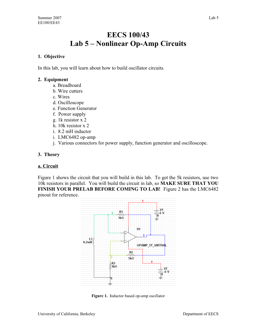 Lab 5 Nonlinear Op-Amp Circuits