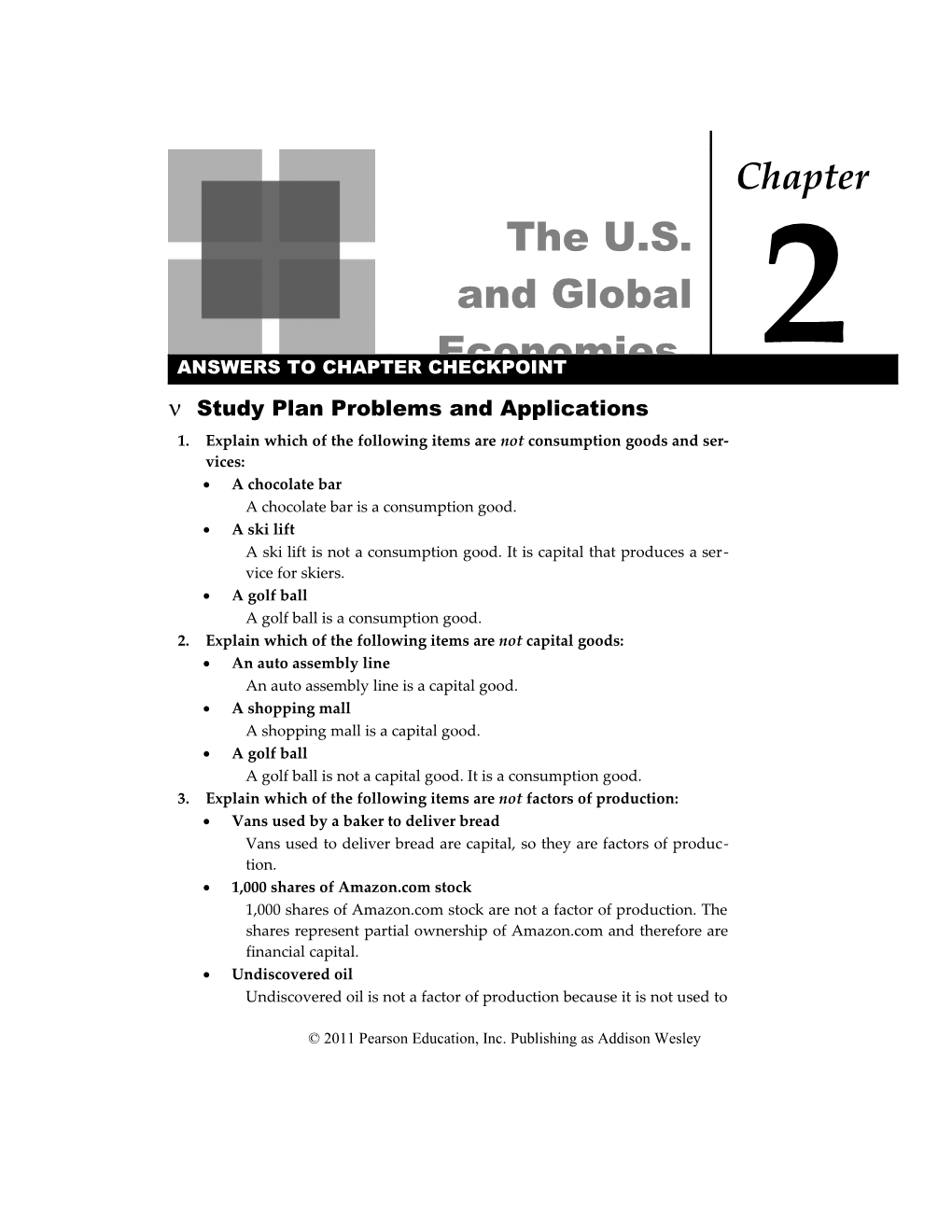 Chapter 2.The U.S. and Global Economies 25