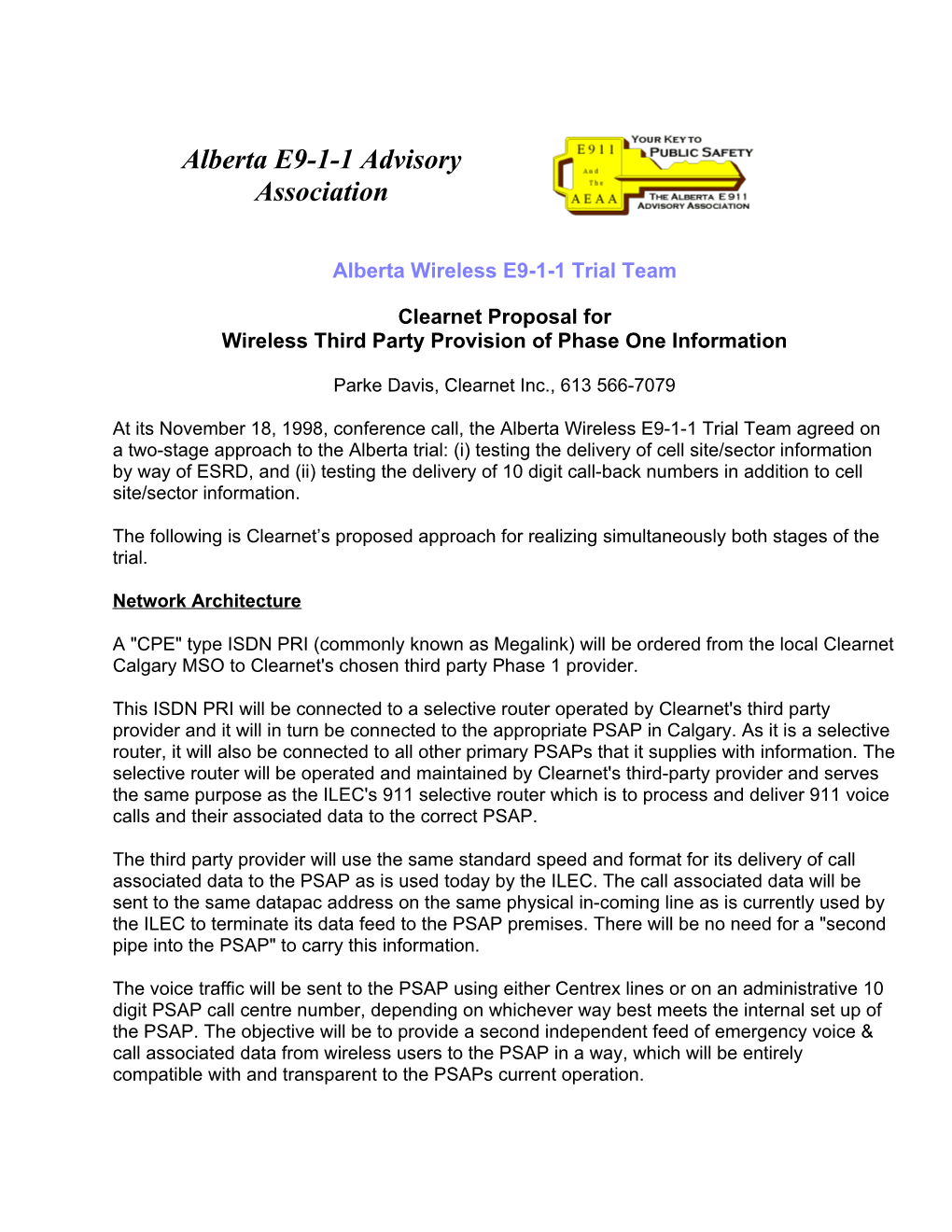 Alberta E9-1-1 Advisory Association
