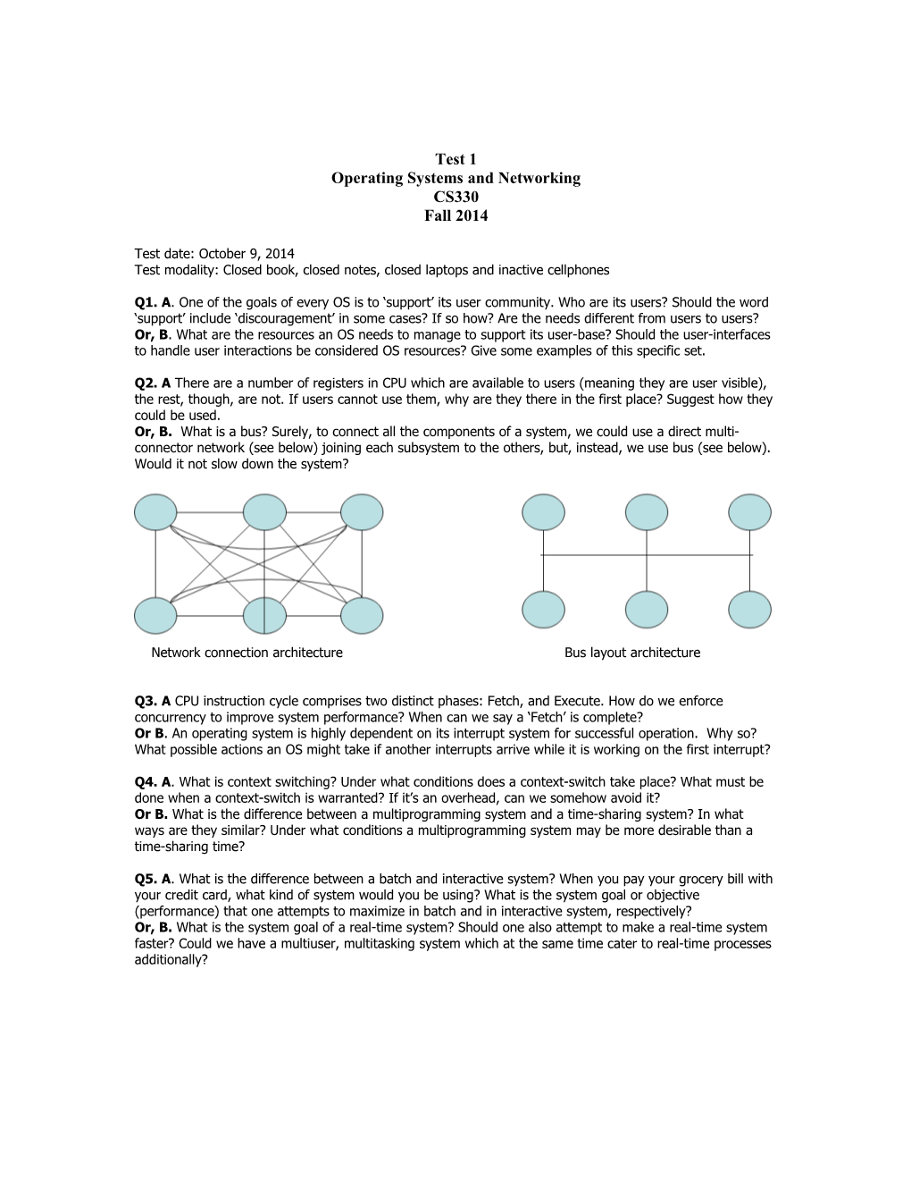 Operating Systems and Networking