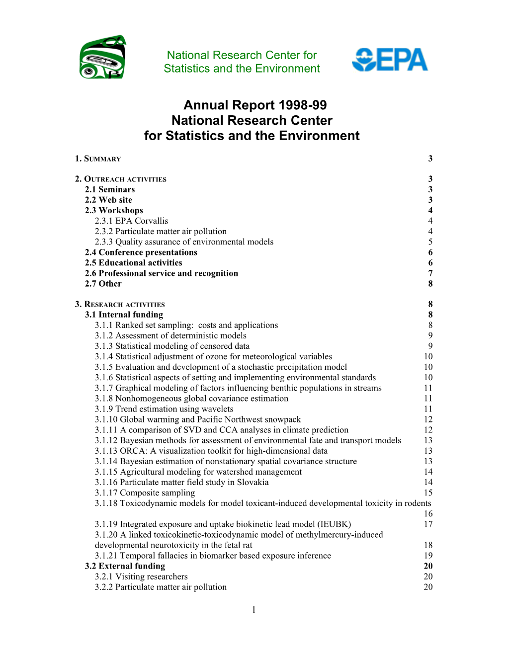 Annual Report for The