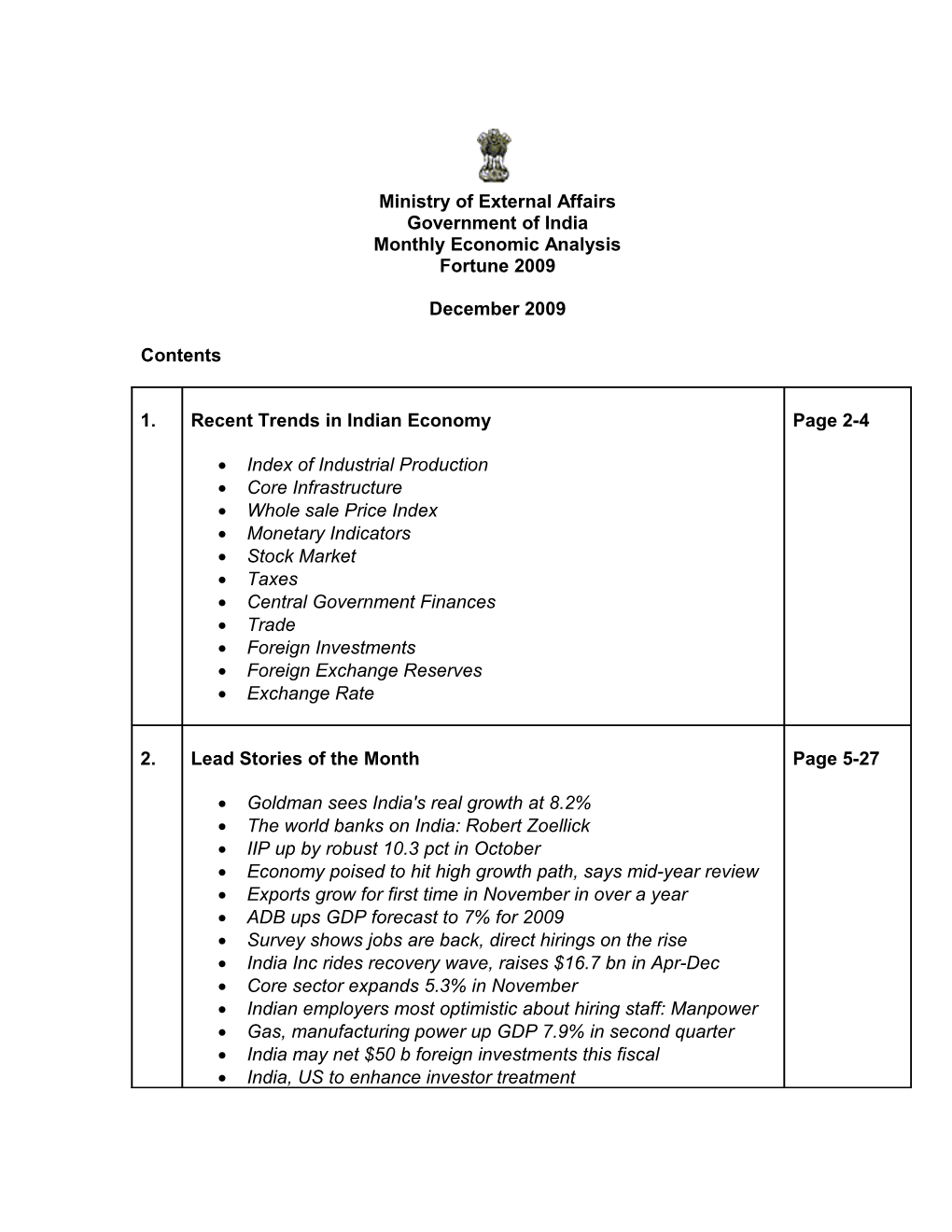 Ministry of External Affairs s1