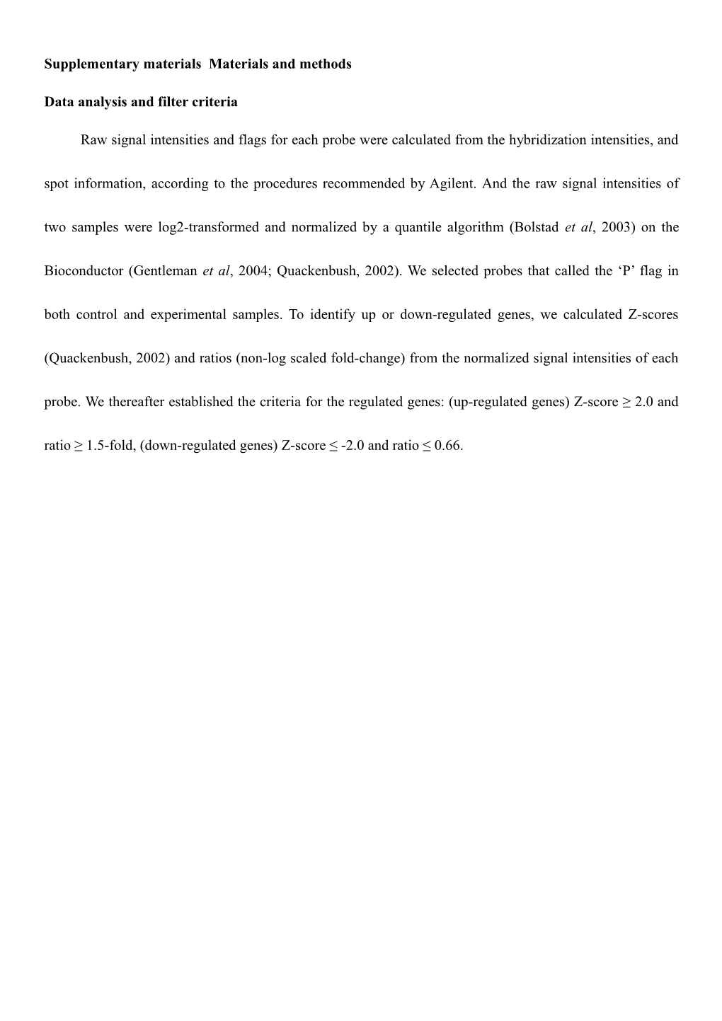 Supplementary Materials Materials and Methods