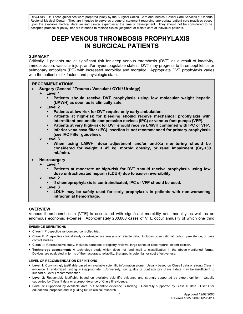 Icu Sedation Guidelines s1