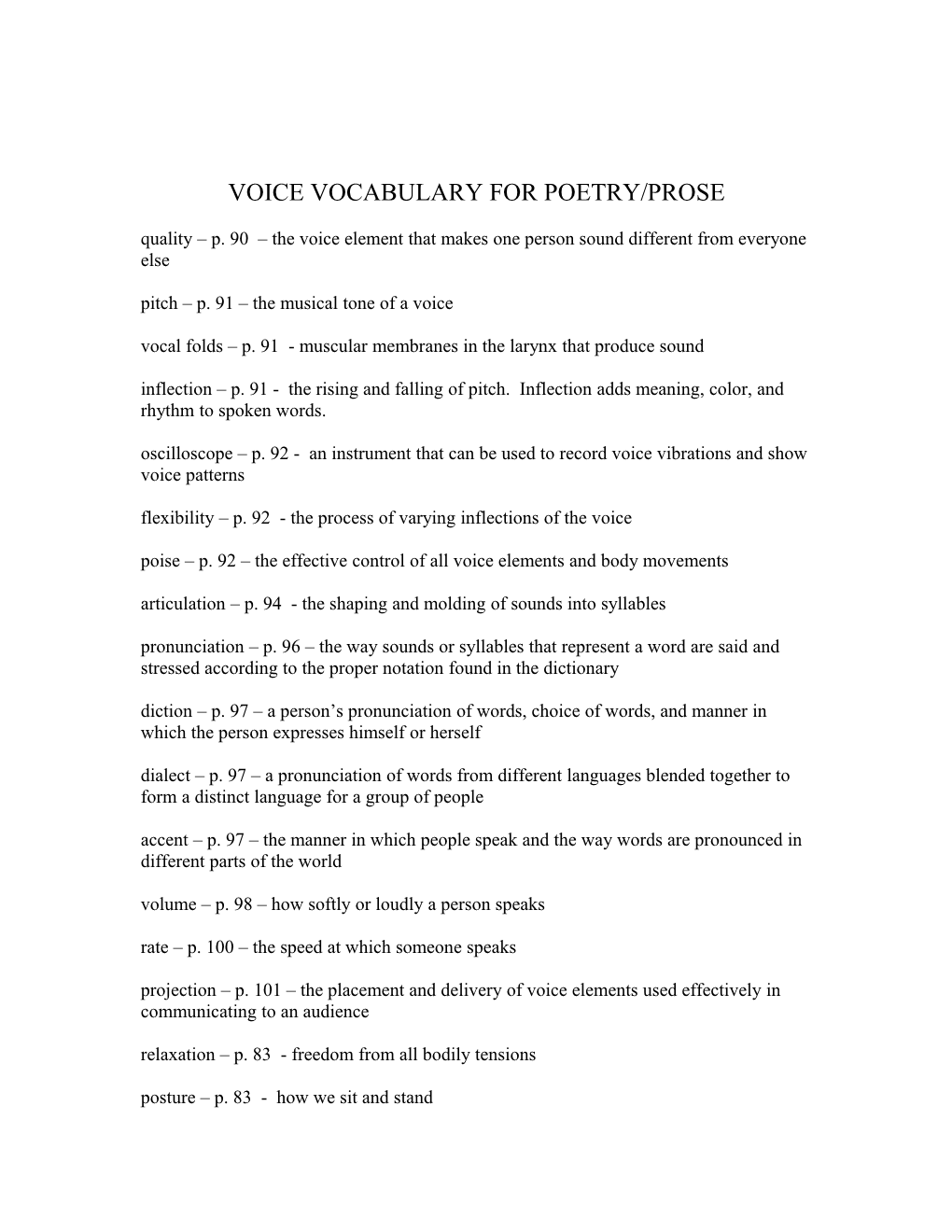 Vocabulary 2Nd Six Weeks #3