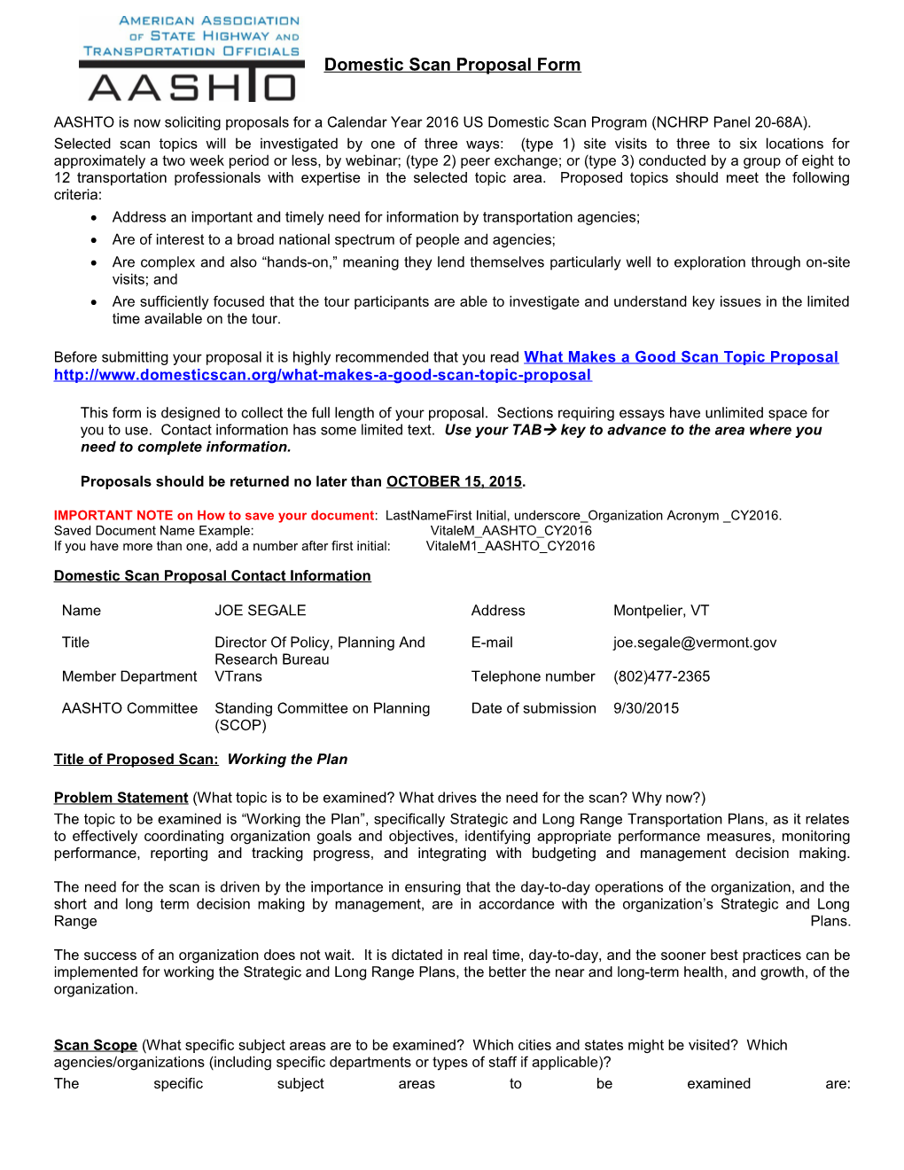 AASHTO Domestic Scan Proposal Form s5