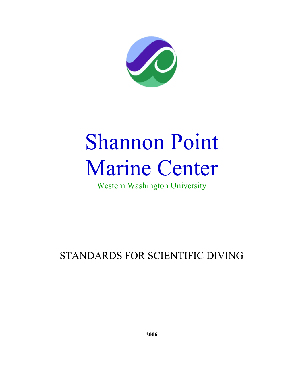 Standards for Scientific Diving