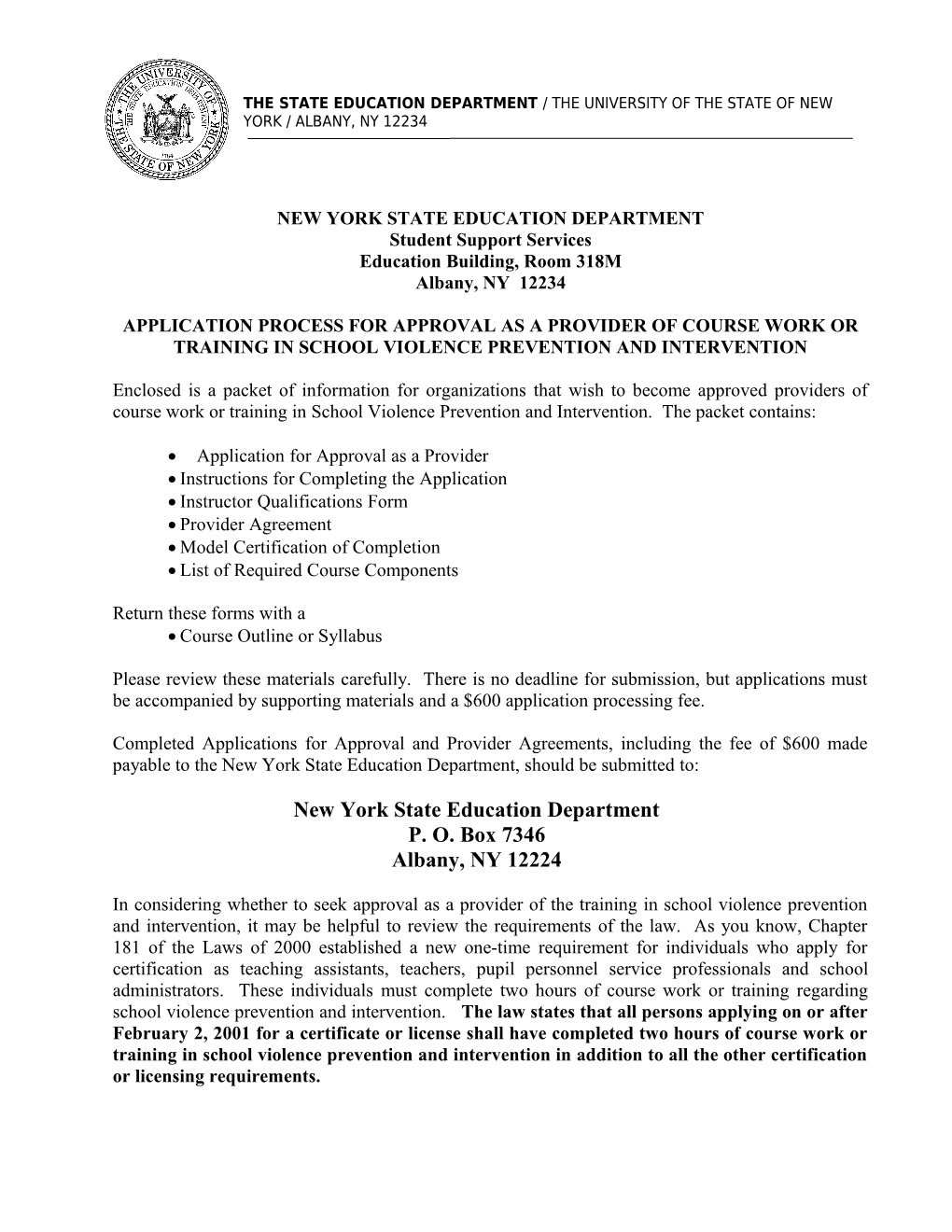 New York State Education Department s14