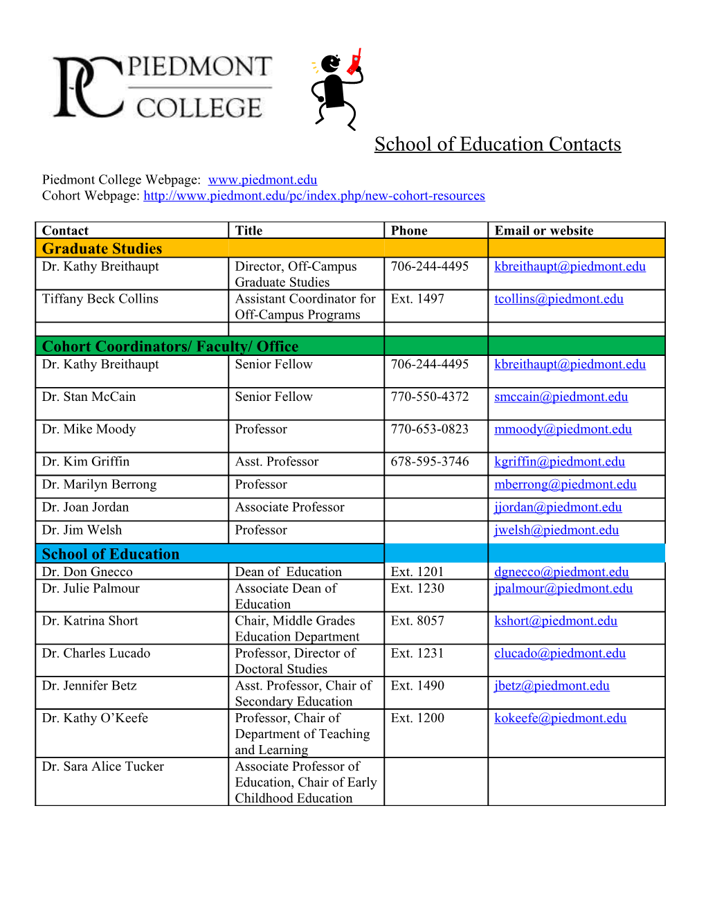 Graduate Studies: School of Education