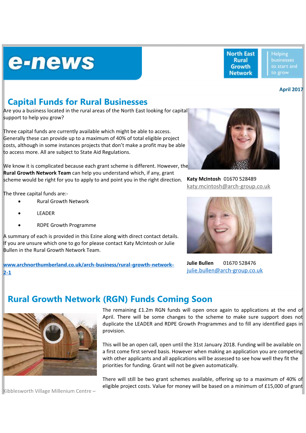 Rural Growth Network (RGN) Funds Coming Soon