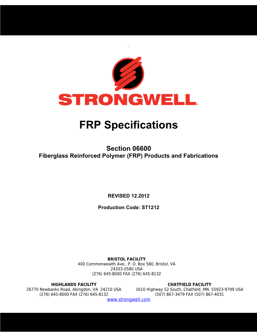 Fiberglass Reinforced Polymer (FRP) Products and Fabrications