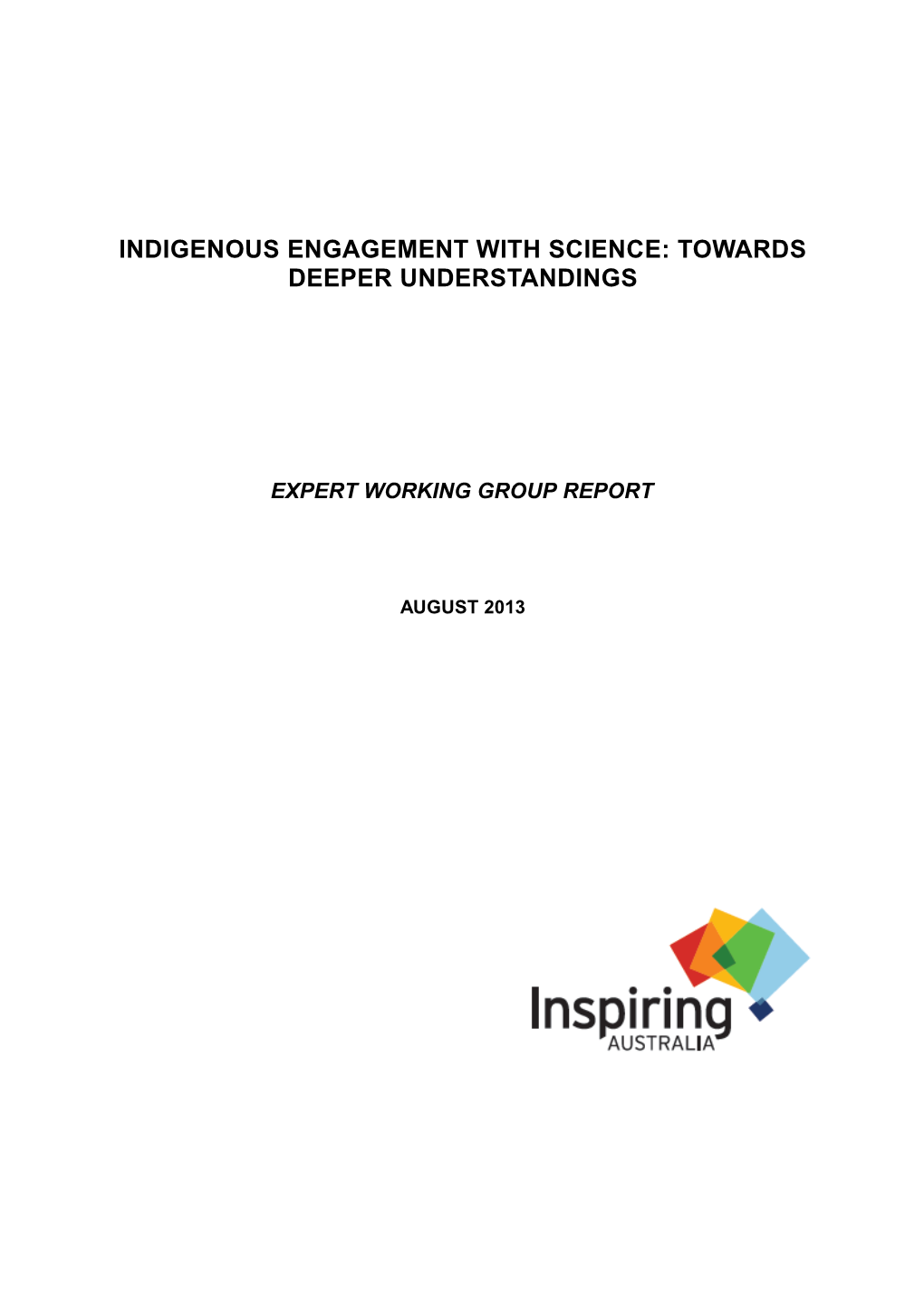 Indigenous Engagement With Science