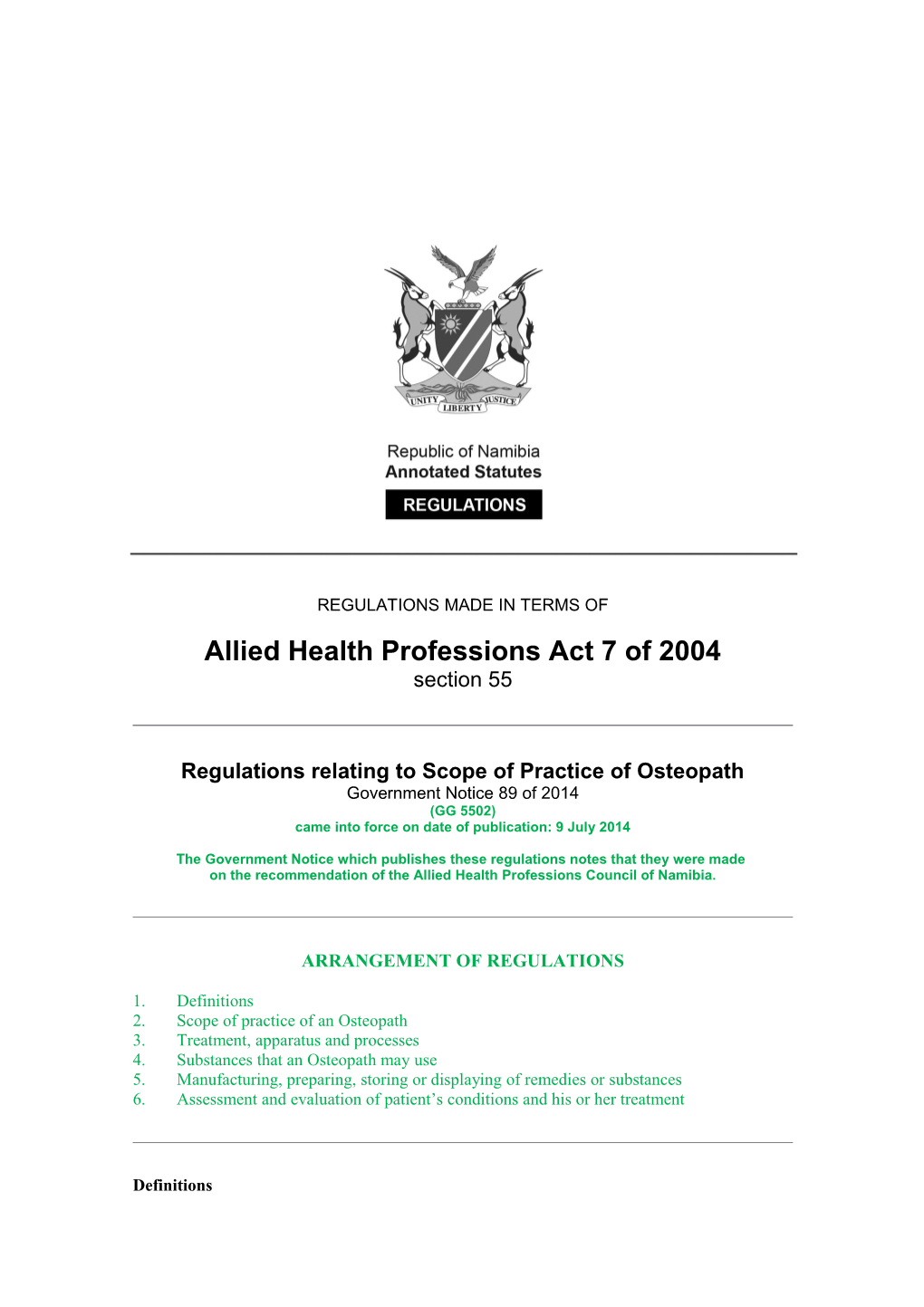 4378-Gov N226-Act 8 of 2009