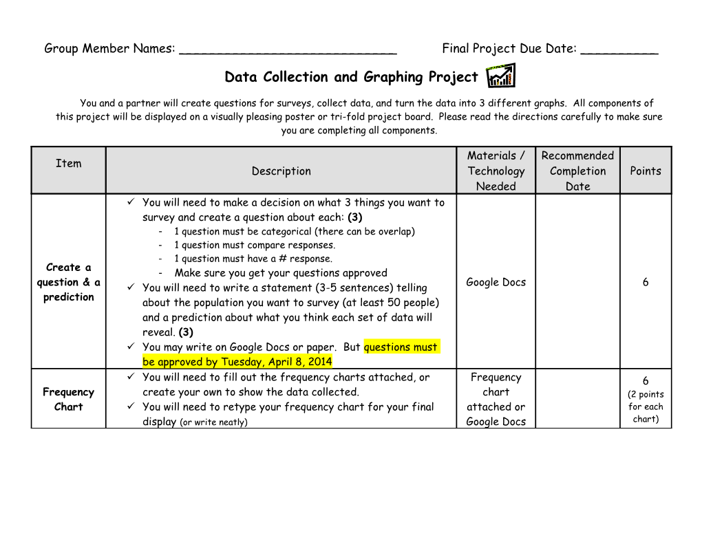 Data Collection Vocabulary