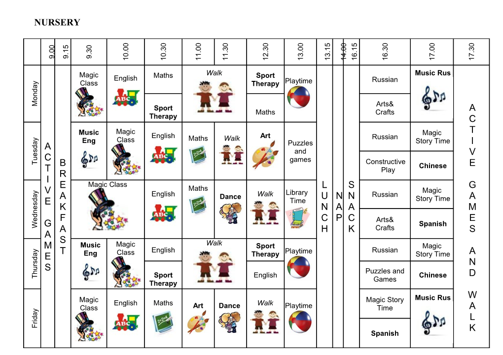 Active Games - a Block of Action Rhymes and Songs with Actions That Is a Fun Way to Start