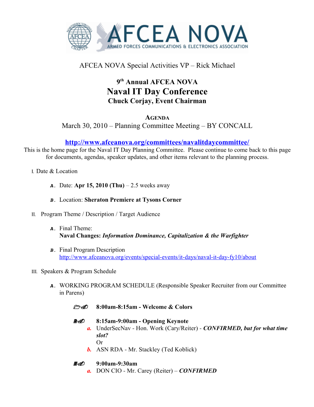 Critical Infrastructure Assurance Conference - January 25, 2002