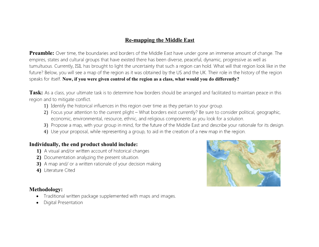 Re-Mapping the Middle East