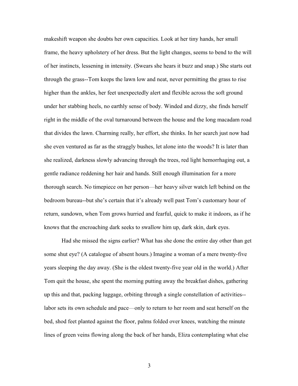 Manuscript Draft of Chapter One