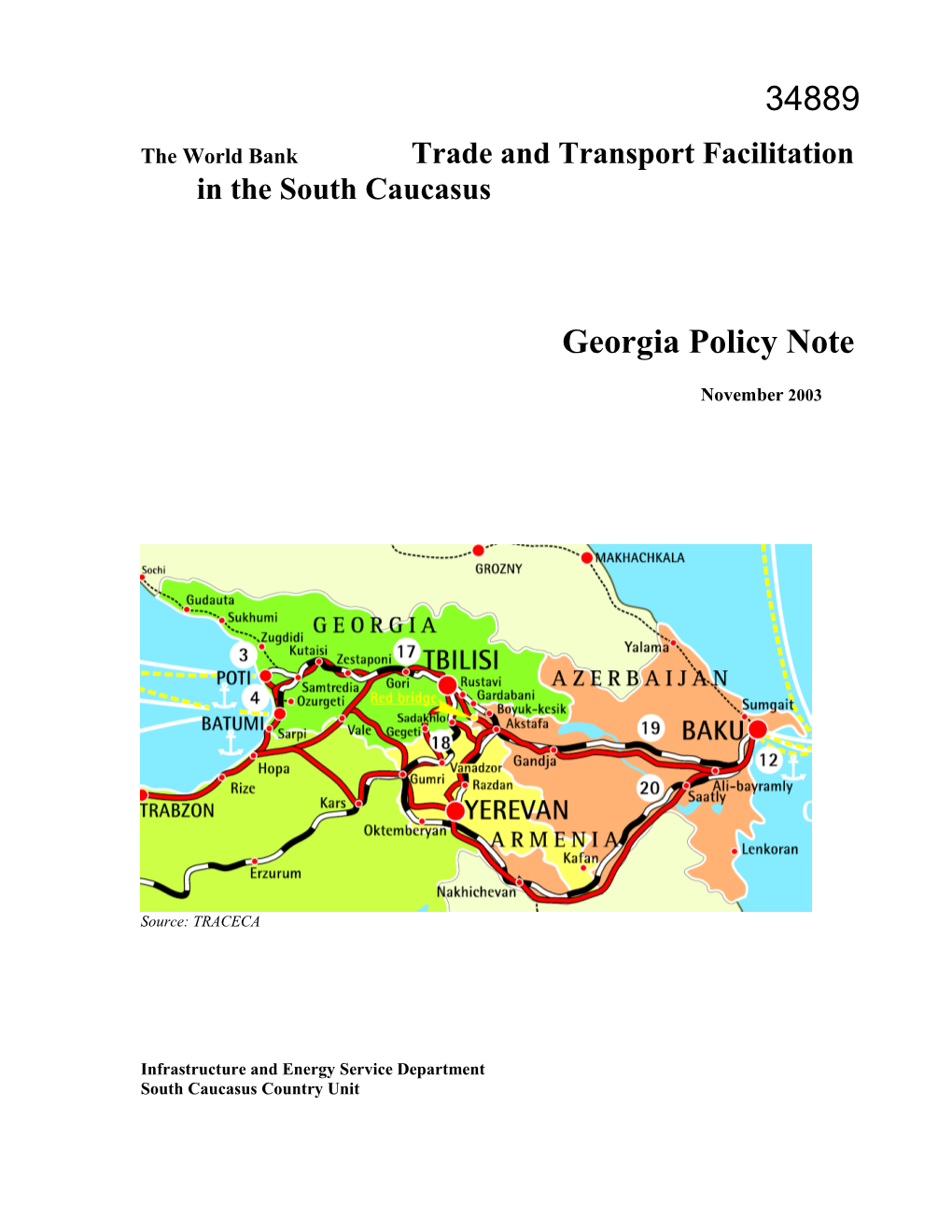 The World Bank Trade and Transport Facilitation