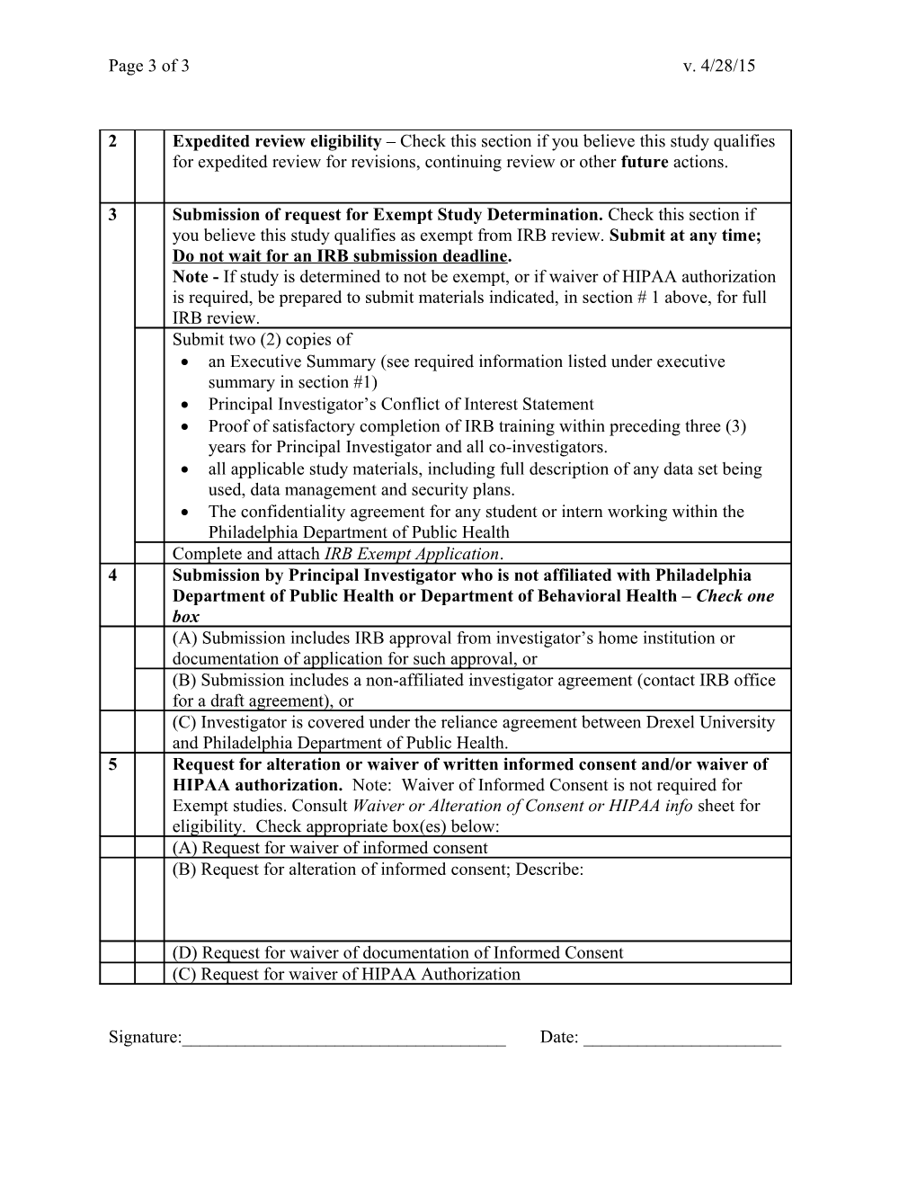 Draft Proposal Submission Application