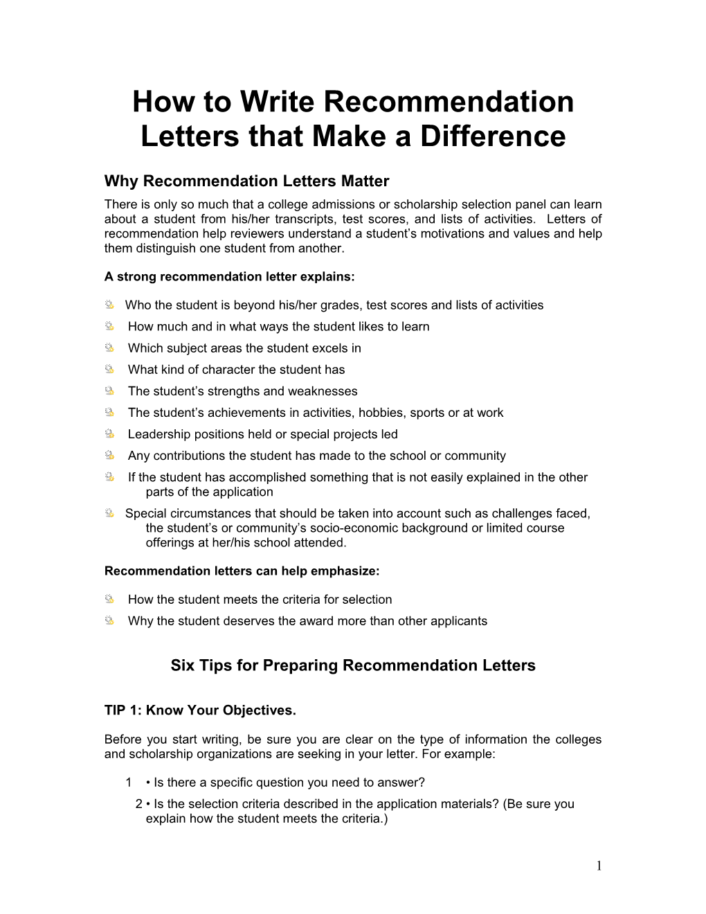 How to Write Recommendation Letters That Make a Difference