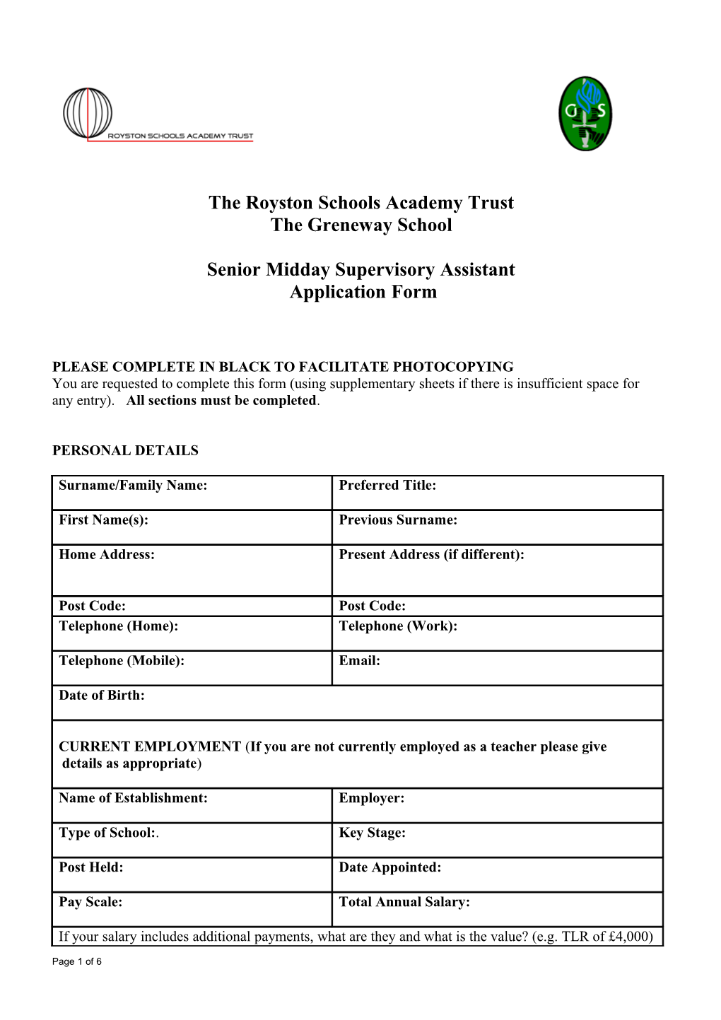 The Royston Schools Academy Trust