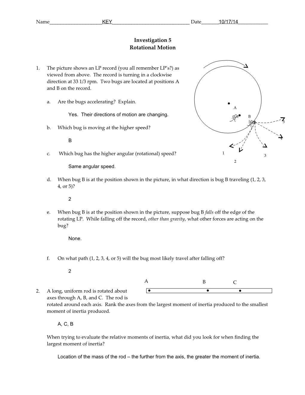 Rotational Motion